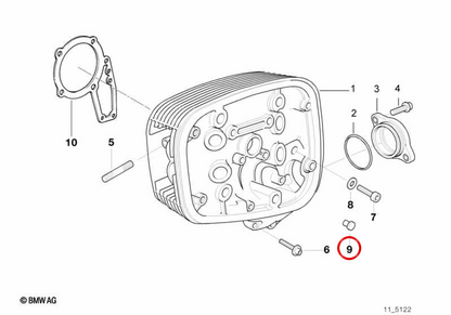 ISA-Schraube M6X12 OEM 07129904831 für BMW 1er E87, 3er E46, 5er E60, 7er E65, X5 E70, i3 I01, MINI Clubman F54... und mehr. Original BMW und MINI.