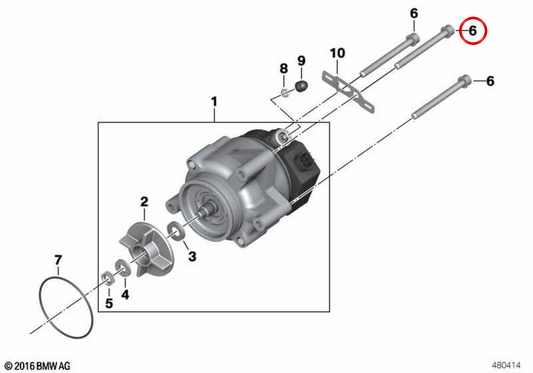 Vis ISA M8x65 OEM 07129905601 pour motos BMW K1600 GT, K1600 GTL, F700 GS, F800 GS, F800 R, C650 GT… et plus. BMW Motorrad d’origine