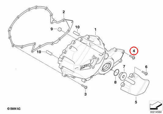 Tornillo ISA M6x25 OEM 07129907401 per moto BMW R 1300 GS, R 1250 GS, S 1000 RR, F 900 GS, C 400 GT… e altro. Originale BMW Motorrad