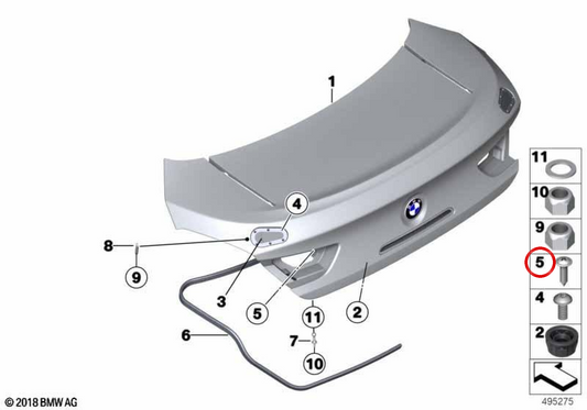 Vis à tête OEM 07146977945 pour MINI Countryman R60, Paceman R61, BMW i3 I01, Z4 E89... et plus encore. BMW et MINI d'origine.
