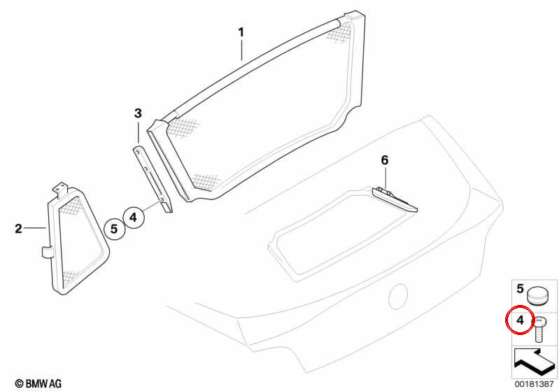 AVELLANADA VITE TESTA PER BMW E85, E89 (OEM 07147129679). BMW originale