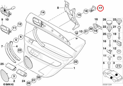 Supporto di supporto di Hirter OEM 07147130674 per BMW E60, E61, E53. BMW originale.