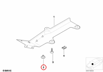 Écrou hexagonal avec bride OEM 07147154227 pour BMW E81, E87, E87N, E46, E90, E90N, E92, E92N, E93, E93N, E84. BMW d'origine.