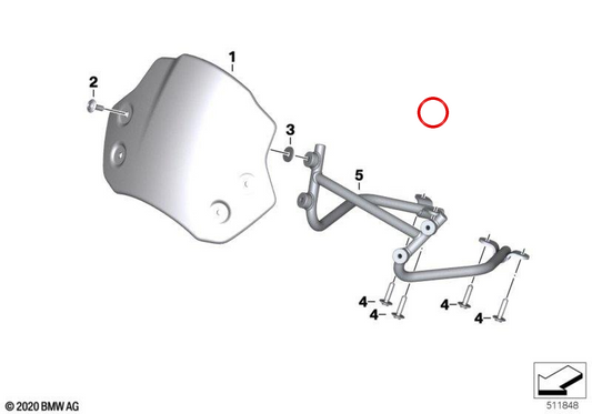 Rondella distanziale OEM 07147171040 per MINI R53, MINI Cabrio R52... e altro ancora. MINI originale.