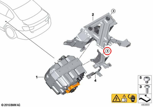 OEME AVELLANADA HEADING SCREW 07149391960 FOR BMW F30, G20, G30, G11, G12, G01, G05. Original BMW.