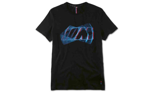 Camiseta M Logo negra talla M para BMW. Válido para BMW. Original BMW.
