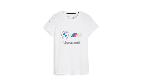Camiseta blanca con logo M Motorsport OEM 80145B31920 para BMW {todos los modelos, uso diario y lifestyle}. Original BMW.