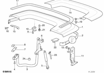 Washer for BMW E30, E36 (OEM 41621922498). Genuine BMW