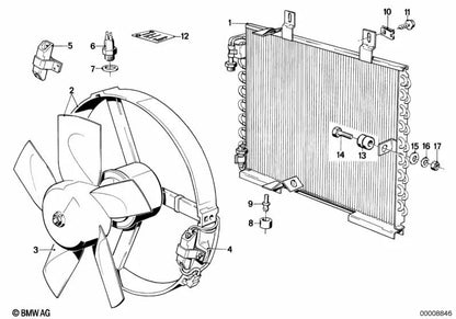 Widerstandsreparaturkit für BMW E21, E30, E36, E12, E28, E34, E24, E23, E32, E38, E31 (OEM 64121388069). Original BMW