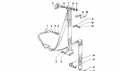 Arandela de resorte OEM 07119932098 para BMW E21, E30, E36, E12, E28, E34, E39, E24, E23, E32, E38, E31, Z1 y MINI R50. Original BMW y MINI.