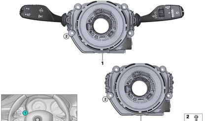 Colonna di gestione del centro di controllo per BMW F48, F25 (OEM 61319368601). BMW originale.