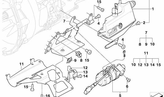 Torx Self -Roscante OEM 23427507050 für BMW E46, E36, E39, E60, E90, X3, X5, Z3, Z4. Original BMW.