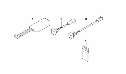 Interruptor de reinicio OEM 61317184606 para BMW E60, E70, G05. Compatible con múltiples versiones del 530i. Pieza original BMW.