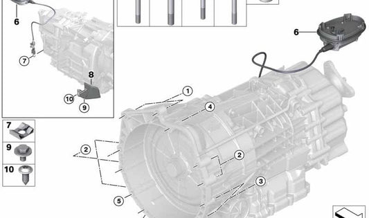 Protetor Oemrmal 28002284637 para BMW F87, F80, F82, F83. BMW original