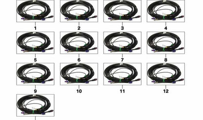 Módulo de reparación Head-Up Display OEM 61119322250 para BMW X5 (F15, F85) y X6 (F16, F86). Repuesto original BMW.
