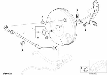 Bolt for BMW 3 Series E36 (OEM 34331158496). Genuine BMW