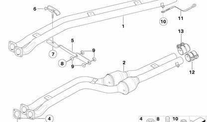 OEM escape support 18303422991 for BMW E83. Original BMW piece.