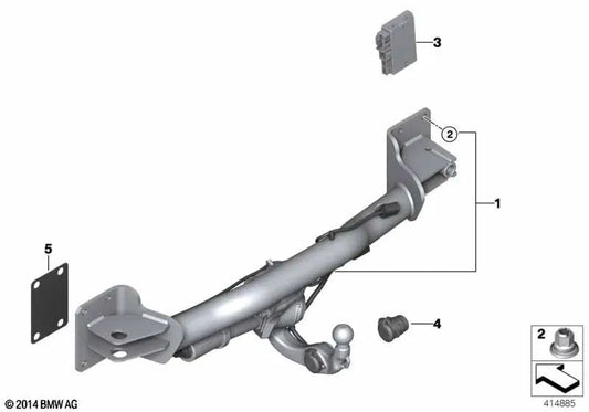 Kit de reparo de plugues para BMW X5 E70, F15, F85, X6 F16, F86 (OEM 71606875017). BMW originais.