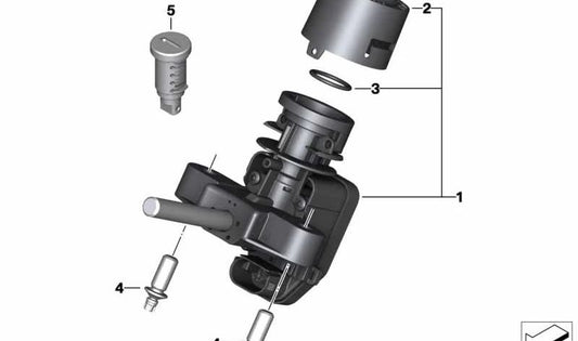 Caperuza OEM 51258532990 para motos BMW R1200GS, R1250GS, S1000RR, F900XR, K1600GT… y más. Original BMW Motorrad.
