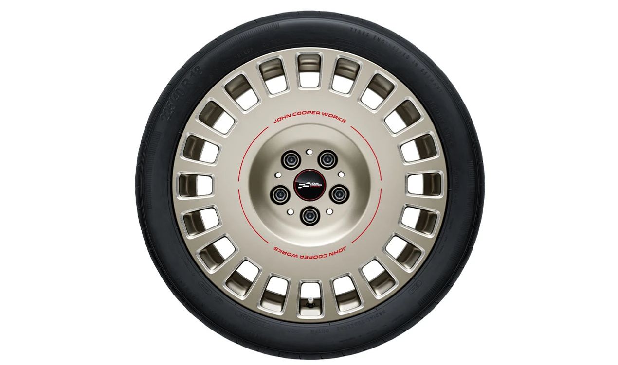 Llanta de aluminio JCW Rallye Spoke 992 OEM 36115A685F2 para MINI Cooper J01, Aceman J05. Original MINI.