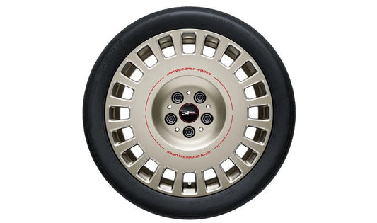 Llanta de aluminio JCW Rallye Spoke 992 OEM 36115A685F2 para MINI Cooper J01, Aceman J05. Original MINI.
