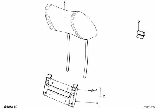 Buje für BMW 6 E24 -Serie (OEM 52201809818). Original BMW
