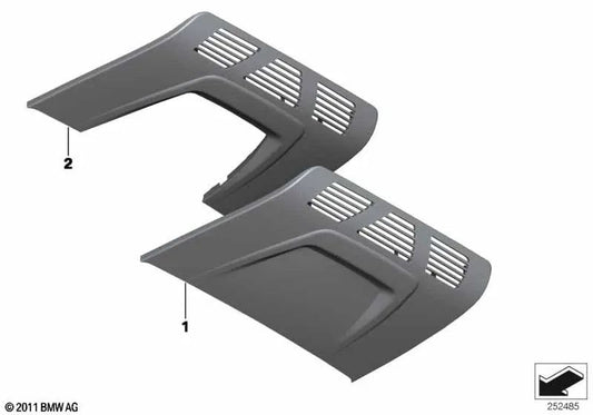 Tampa de teto interno preto para BMW F20, F21, F22, F87, F30, F31, F34, F80, F32, F36 (OEM 61319249561). BMW original