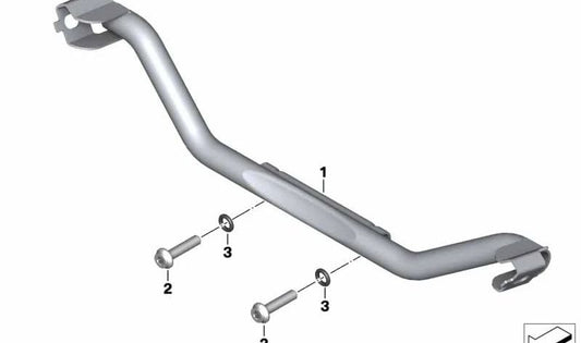 Supporto OEM Carlendo 46638414761 per BMW Motorrad R Nine Racer (RK32). BMW MOTORAD originale.