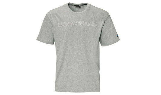 Camiseta gris con logo para BMW Motorrad, talla S. Original BMW Motorrad. Ideal para fans y motoristas. OEM 76617109754.
