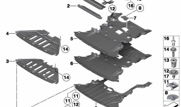 Cubrecárter OEM 51752990576 para BMW E84. Original BMW.
