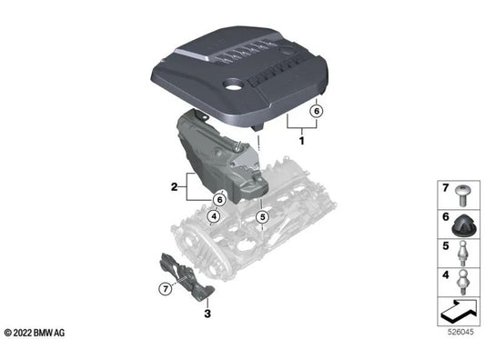 Tampa acústica traseira para BMW Series 2 G42, Série 3 G20, G21, G28, 4 G22 Series, G23, G26, 5 G30 Series, G31, G38, Série 6 G32, 7 G11n Series, G12N, série 8 G14, G15, G16, X3 G01, X7 G07, Z4 G29 (OEM 11148666846). Origem