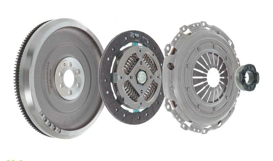 Kit de embrague con volante monomasa OEM 835038 para BMW Serie 3 {E36 323i BF71,BF72,BJ71,CB71,CB72,CP71,CP72 / 328i BG11,BG12,BK71}. Conversión de volante bimasa a monomasa. Original VALEO.