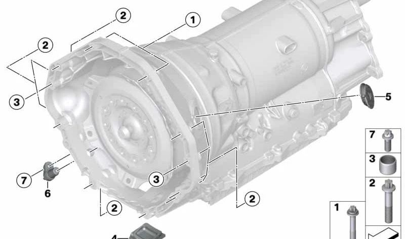 OEM crankshaft sensor 13627628741 for BMW F07, F10, F11, F06, F12, F13, F01, F02, F15, F85, F16, F86. Original BMW replacement for breakdowns in the engine sensor.
