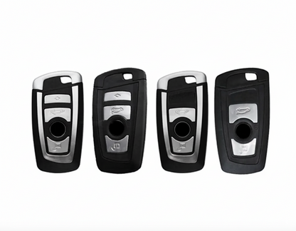 Funda de llave edición limitada ///Performance con llavero de piel para tu BMW.