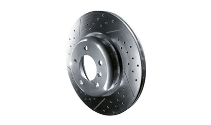 Disco de freno trasero deportivo M Performance OEM 34206896222 para BMW G14, G15, G16, G05, G06. Compatible con frenos M Sport o M Performance de 19". Original BMW.