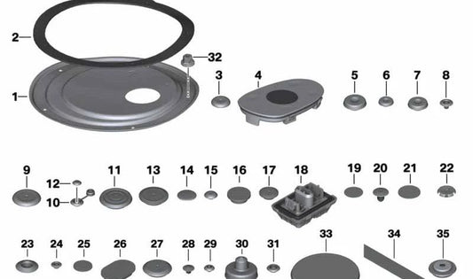 OEM -Wasserentwässerungsrohr 07149883356 für BMW F33 420d {Models: 3U11, 3U12, 3U21, 3U22, 4U31, 4U32, 4U41, 4U42, 8S11, 8S12}. Original BMW Stück.