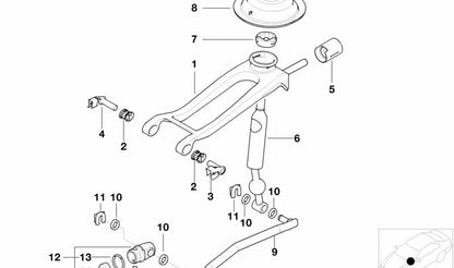 OEM change lever 25111434658 for BMW E46. Original BMW.