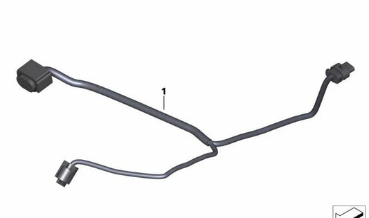 Cable de maleta izquierda OEM 61128354794 para BMW Motorrad K1600 Bagger (K61). Original BMW Motorrad.
