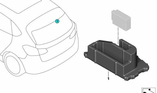 HKFM / LFE Prise en charge OEM 61357426592 pour BMW F45, F46. BMW d'origine.