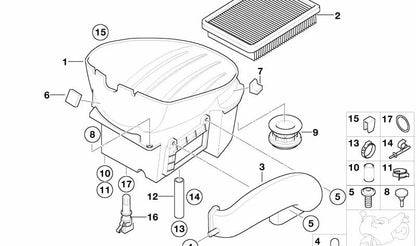 Parafuso Torx com arruela OEM 11611708274 para BMW E36, E46, E39, E60, E61, E38, E65, E66, E83, E53, Z3, E85. BMW original.