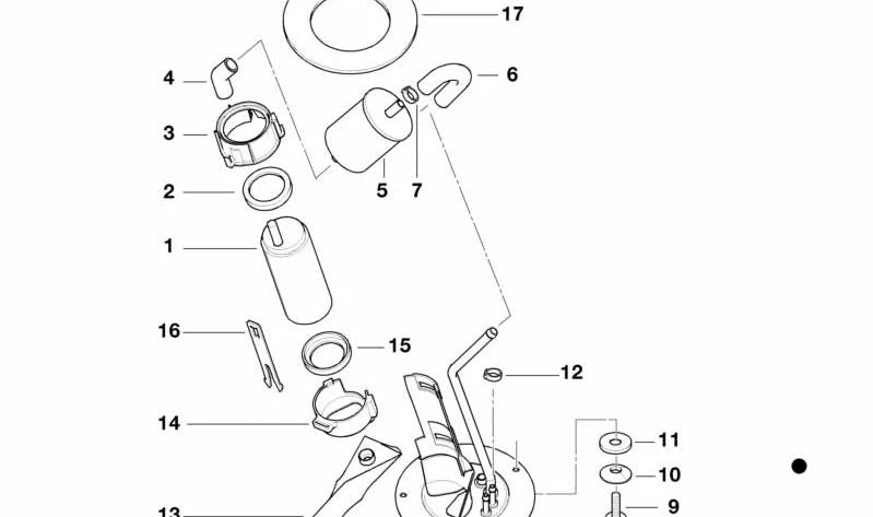OMEIO da frente OEM 07119901547 Para BMW Motorrad K 1200 RS, K 1200 LT. BMW Motorrad original.