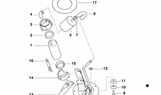 OMEIO da frente OEM 07119901547 Para BMW Motorrad K 1200 RS, K 1200 LT. BMW Motorrad original.
