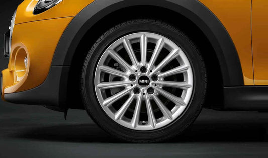 Llanta de aluminio JCW Multi Spoke 505 OEM 36116855114 para MINI F56, F55, Cabrio F57. Original MINI.