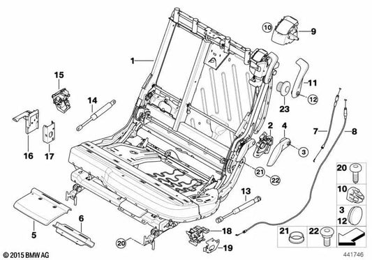 Microswitch for BMW E70, E70N (OEM 52209120132). Genuine BMW.