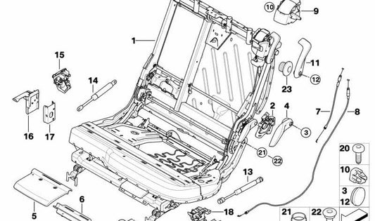 OEM 52209120130 height block microinterrupter for BMW E70, F15. Original BMW.