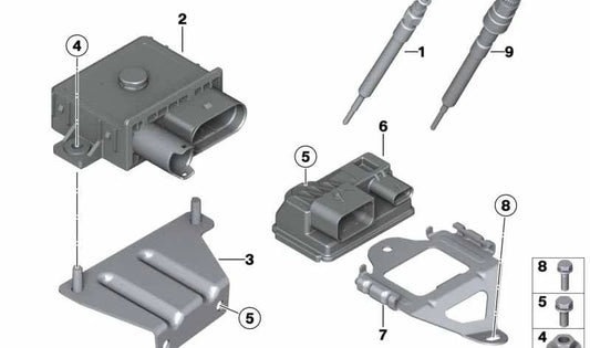 OEM Engine Mount 12218507398 for BMW {E81, E82, E87, E88, E90, E91, E92, E93, E60, E61, F10, F11, E84, E83}. Genuine BMW.
