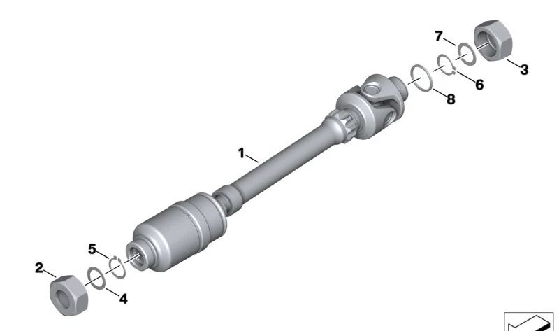 OEM RAZING NUT 07147107988 PARA BMW MOTORRAD R 18, R 18 CLASSIC, R 18 B, R 18 Transcontinental. BMW Motorrad original.