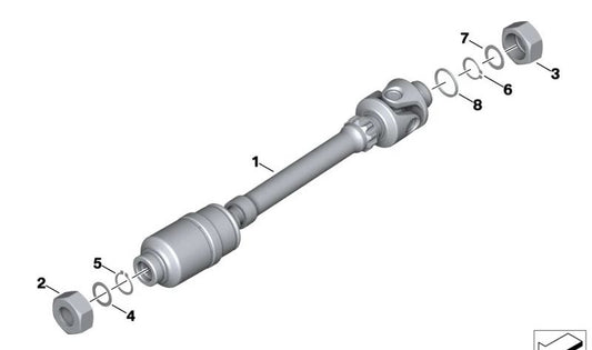 OEM RAZING NUT 07147107988 PARA BMW MOTORRAD R 18, R 18 CLASSIC, R 18 B, R 18 Transcontinental. BMW Motorrad original.