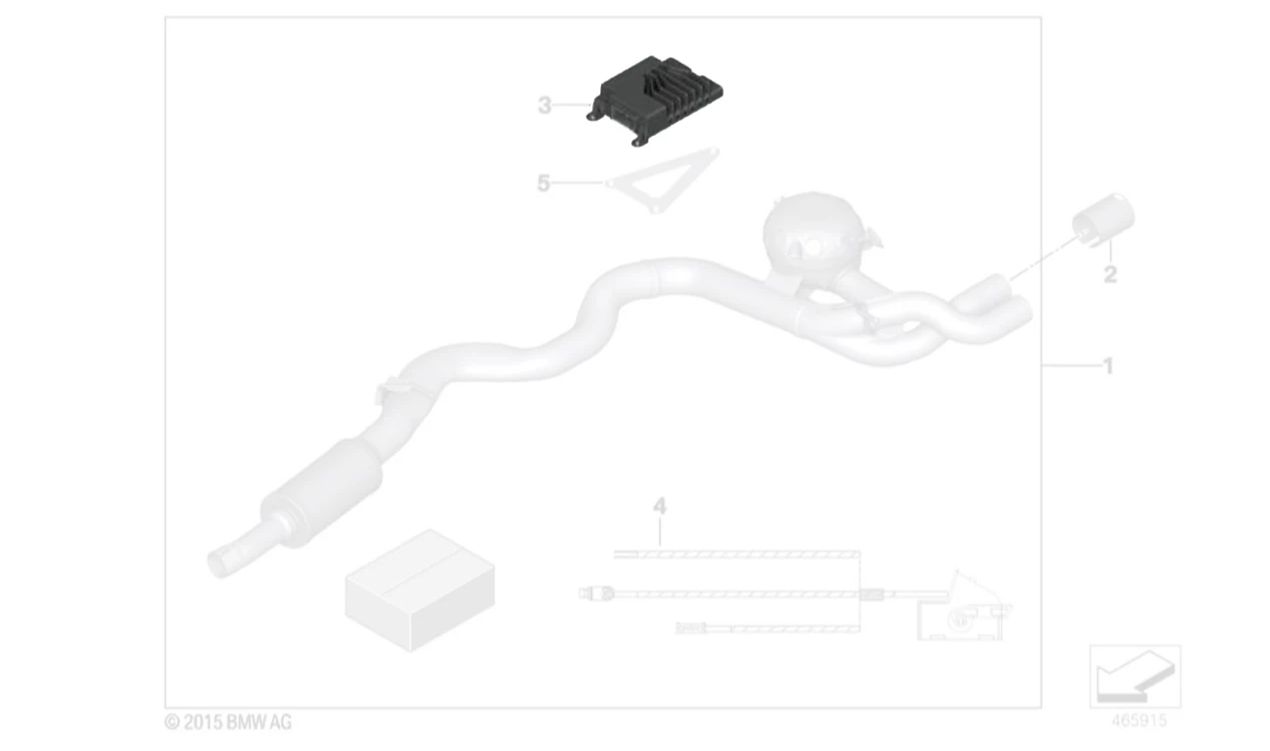 OEM Sports Sound Unit 65122410181 pour BMW F30, F30N, F31, F31N, F32, F32N, F33, F33N, F36, F36N. Remplacez les performances du module de son actif. BMW d'origine.