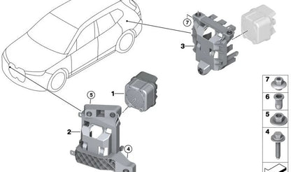 Tornillo hexagonal con arandela OEM 07119905727 para BMW F40, F44, F45, F46, F48, F49, F87, F80, F82, F83, F07, F10, F11, G08 y MINI F54, F55, F56, F57, F60. Original BMW y MINI.